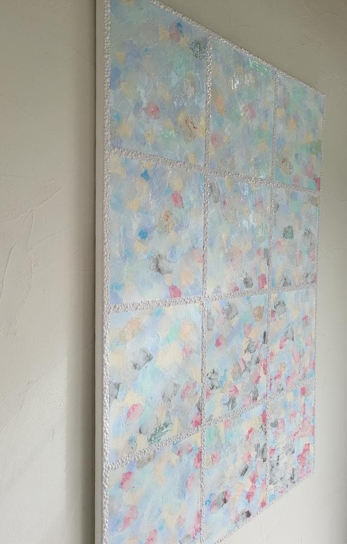 純情可憐 / 抽象画 キャンバス 90×65㎝ 原画のみ モダン アートパネル