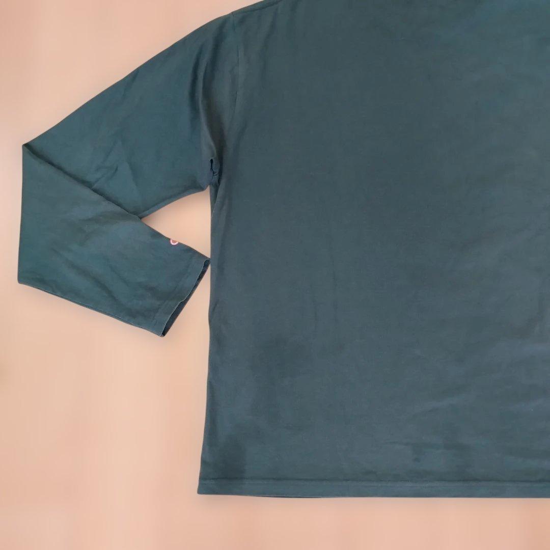 【ずっと真夜中でいいのに。】ロングTシャツ/ダークグリーン