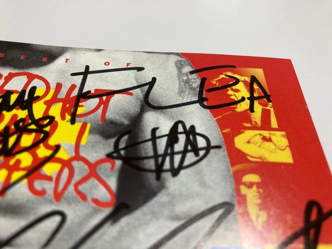 レア　レッチリ 直筆　サイン　CD red hot chili peppers