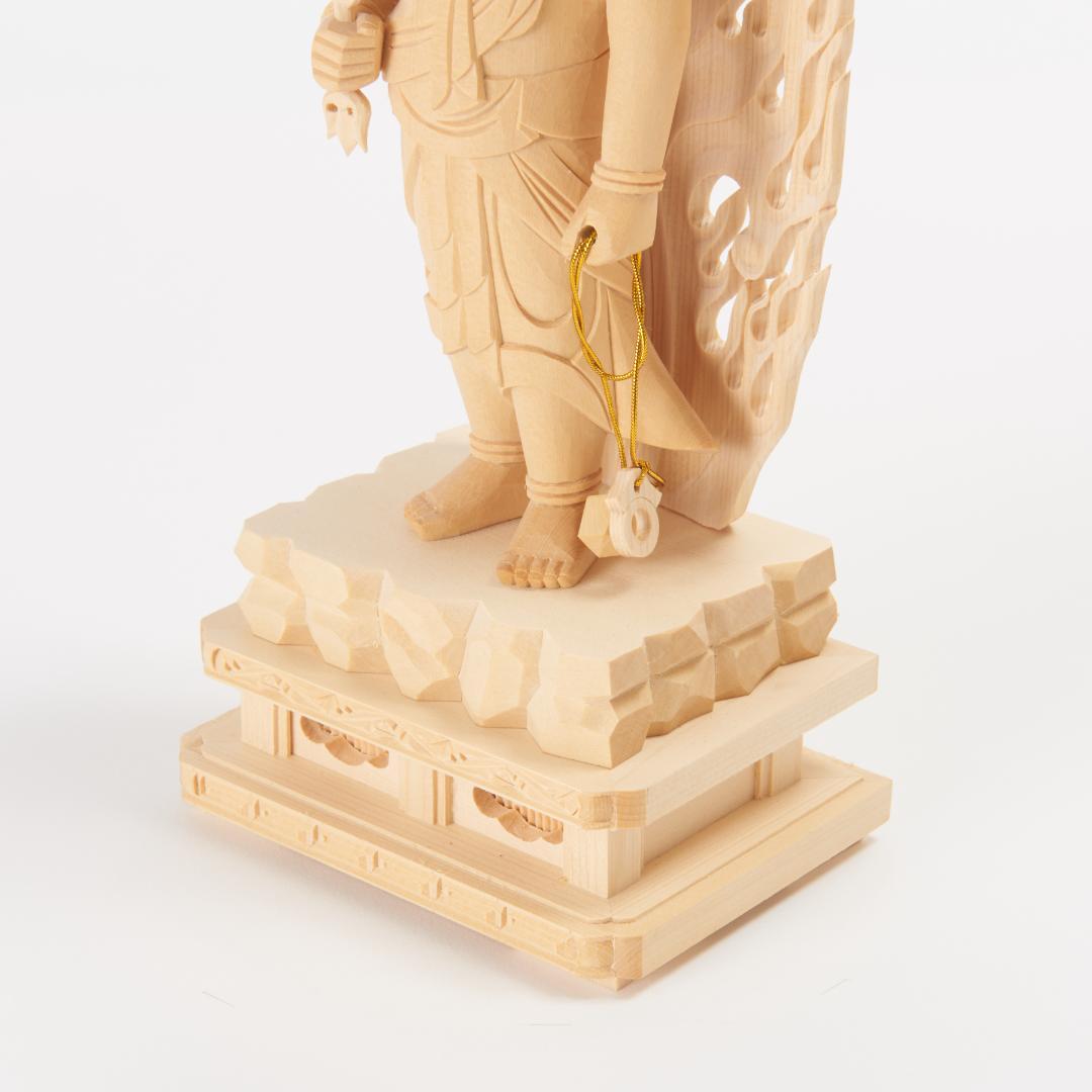 桧　立不動明王　30ｃｍ #021
