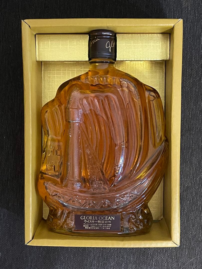 箱付未開栓特級GLORIA OCEAN シップボトル760ml Alc 43%