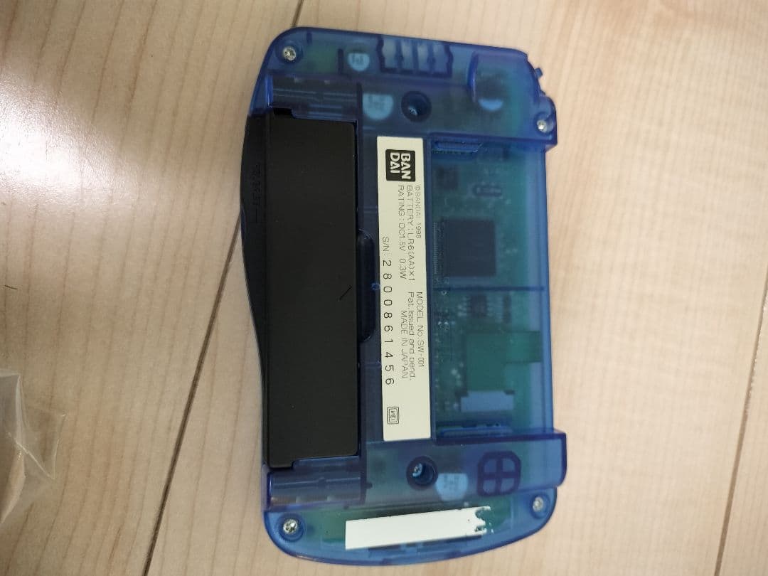 ワンダースワンCOLOR クリアブルー 充電電池 充電器セット