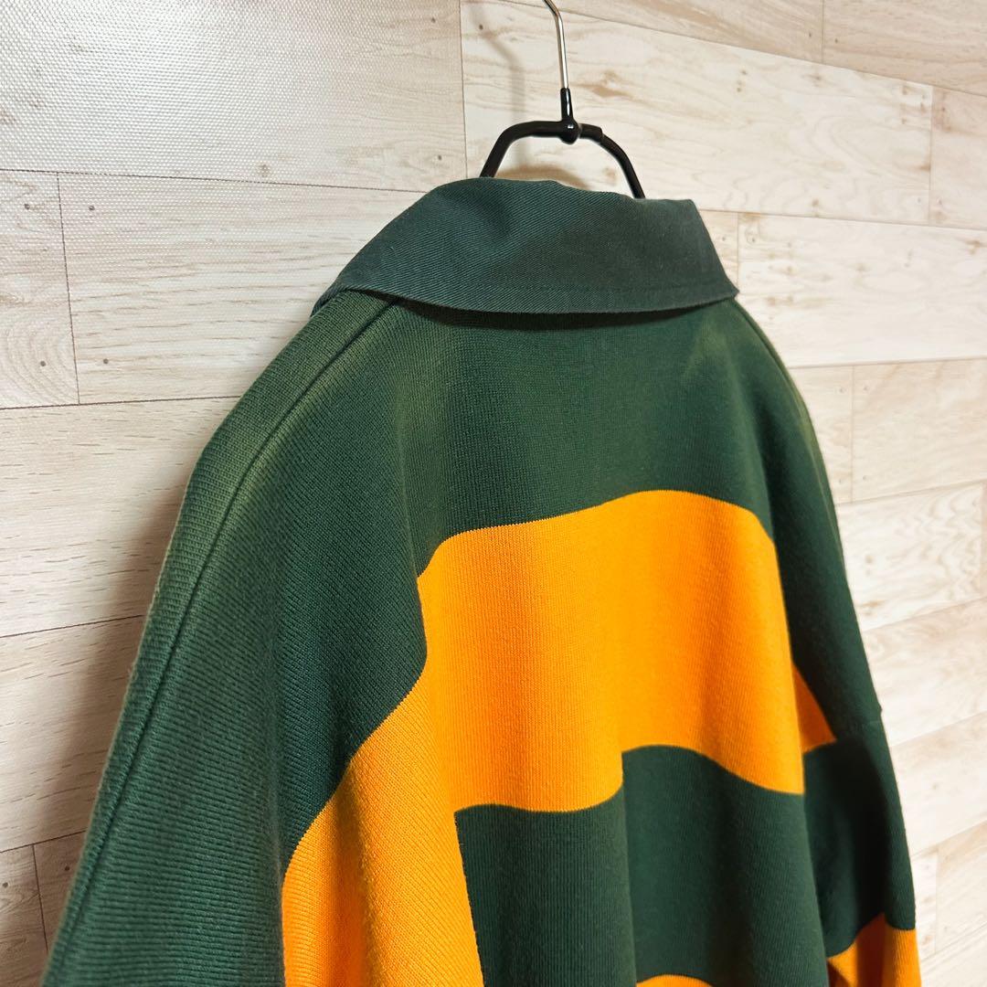 ✨Canterbury カンタベリー 長袖 ボーダー ラガーシャツ M✨