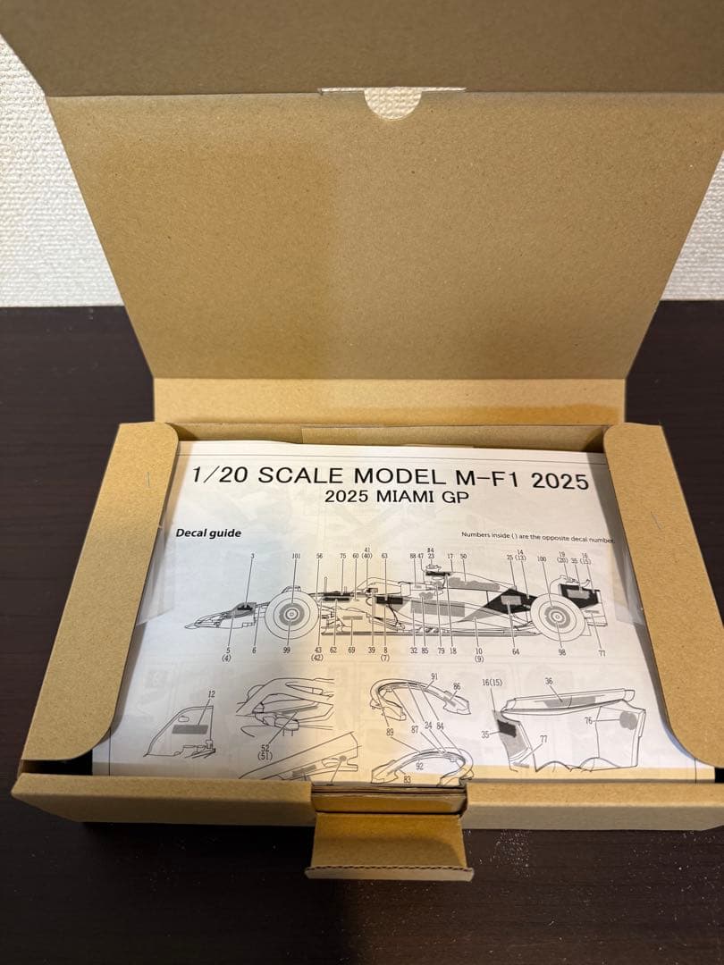 【限定品】モデルファクトリーヒロ MFH 1/20 M-F1 2025 マイアミ