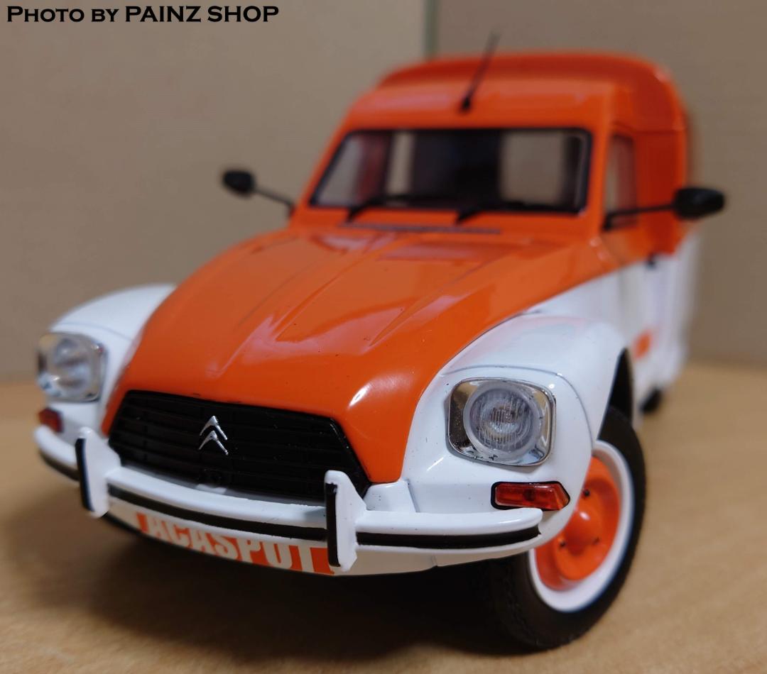2台セット 1/18 ルノー4LF6 ホワイト & シトロエンアカディアーヌ