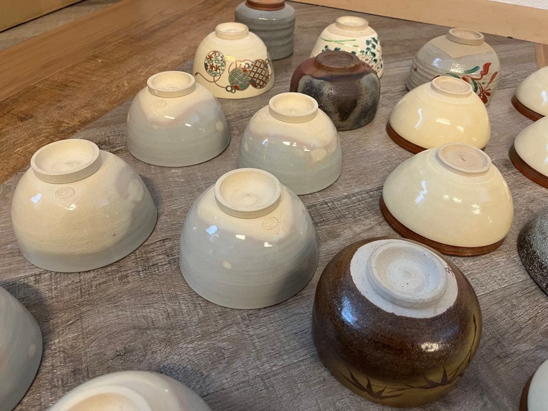 に*も様 茶碗 抹茶碗 数茶碗 まとめて 37点 茶道具 箱無し 陶器 いろいろ