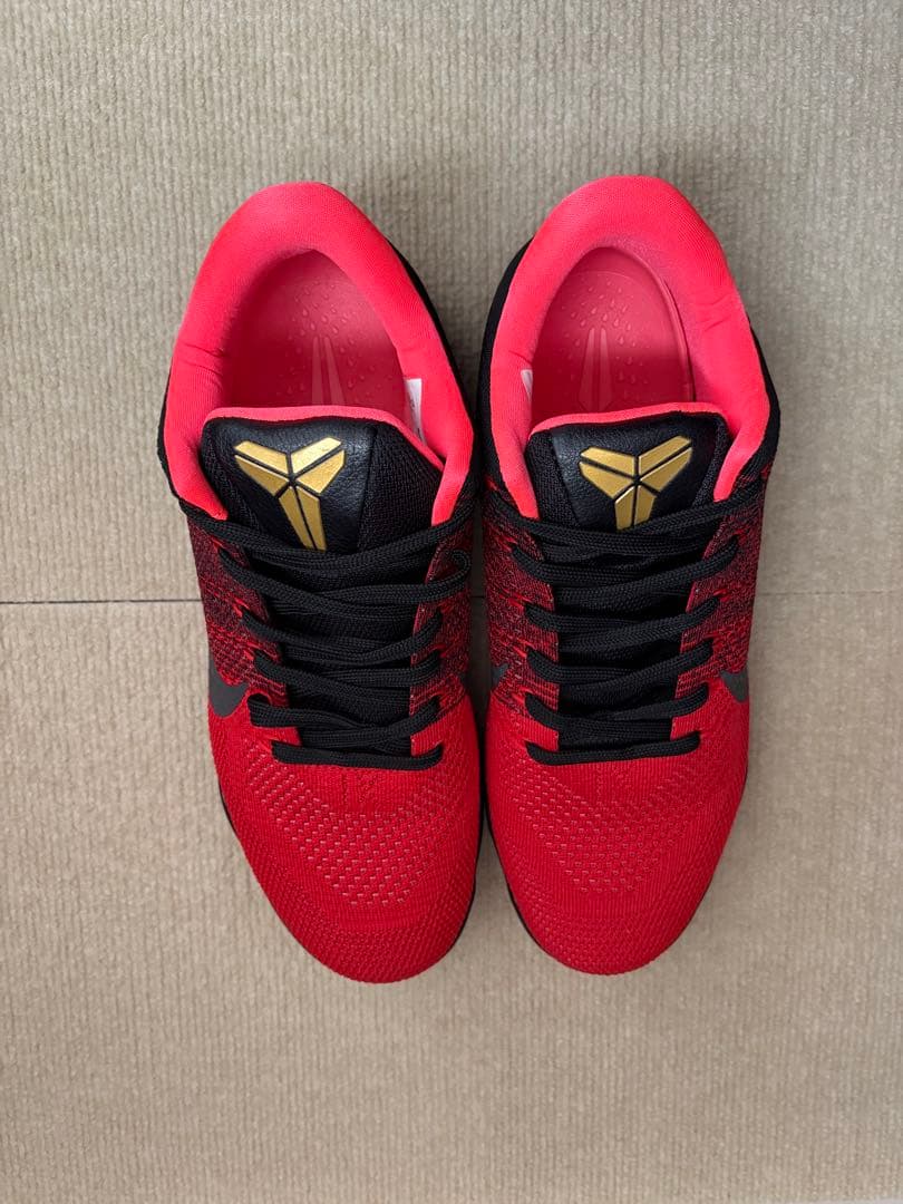 NIKE KOBE 11 ELITE LOW 赤黒オレンジ