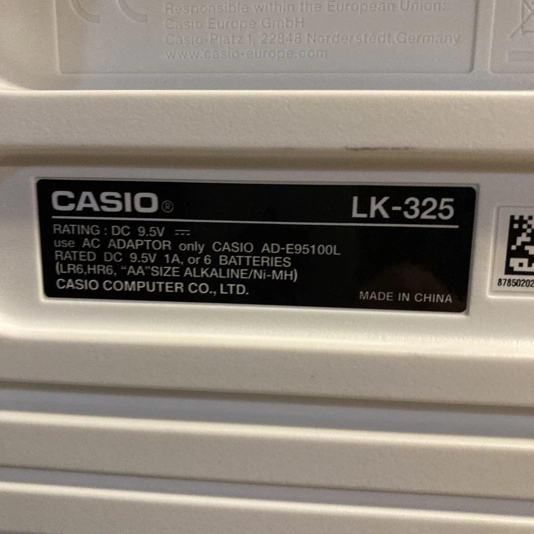 CASIO 光ナビゲーション　キーボード　LK325