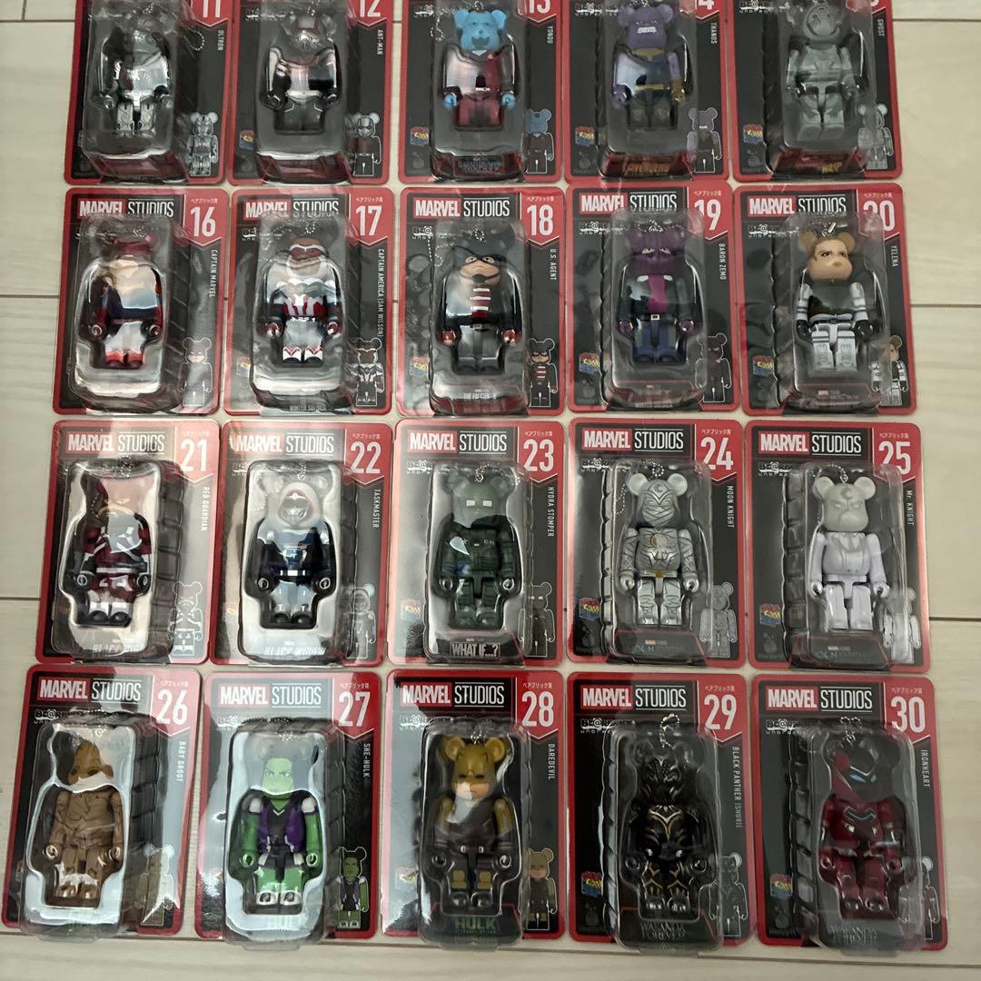 ベアブリック 新品　コンプリートセット　スパイダーマンシリーズ