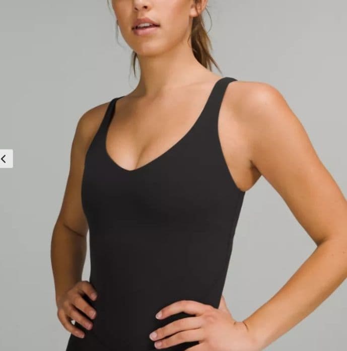 Lululemon ブラウン ボディスーツ スリーブレス