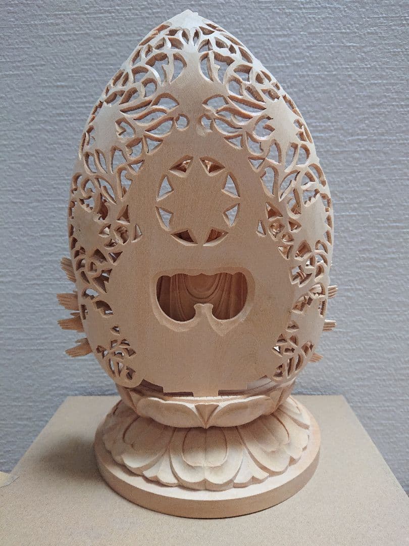 総柘植材 千手観音仏像