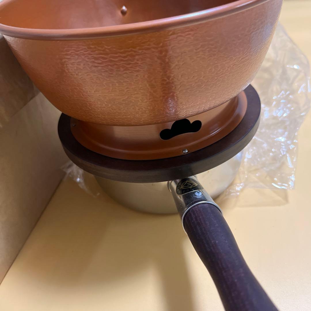 未使用長期保管品 台付十能 炭道具 茶室 茶道具 炭の火おこし 水屋道具