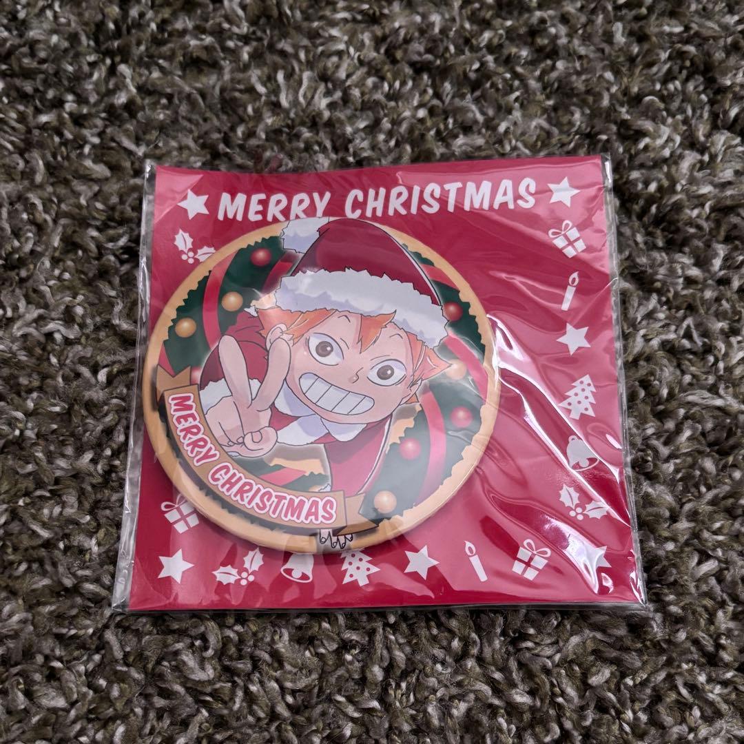 ハイキュー！！ 日向翔陽 クリスマス特製缶バッジ2018