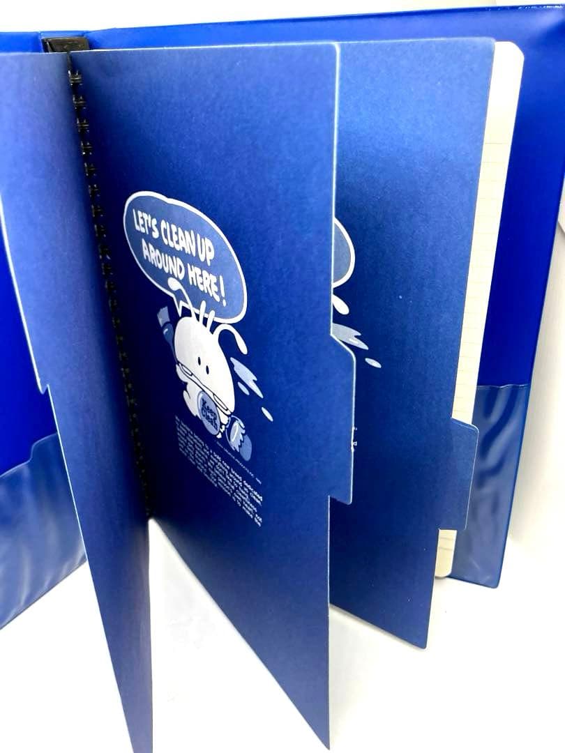 【昭和レトロ】当時物 未使用 BAIKIN-KUN バインダー バイキンくん