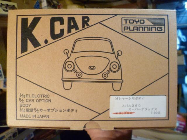 オマケ追加！送料込み！トーヨープランニング1/10Mシャーシサイズ スバル360