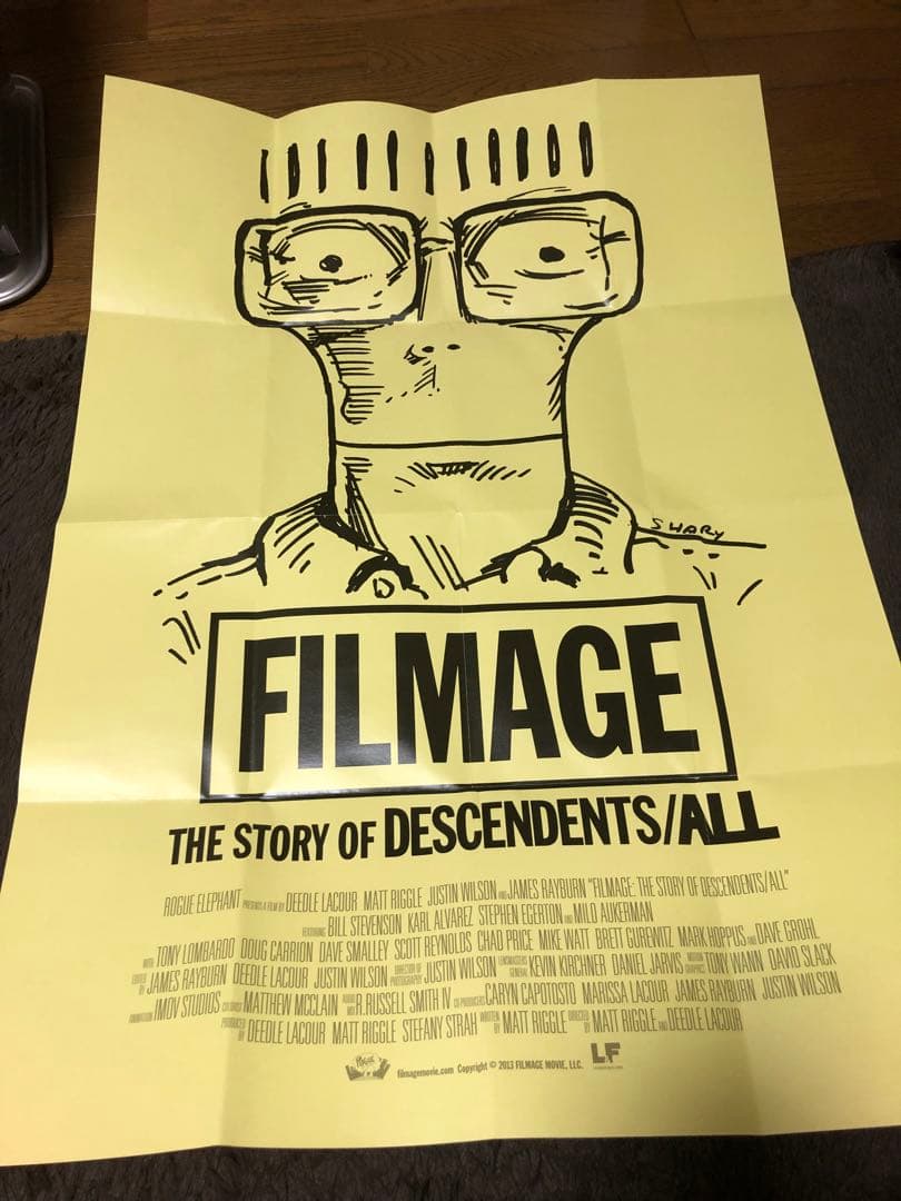 DESCENDENTS字幕版 FILMAGE DVDポスター、ブックレット付き