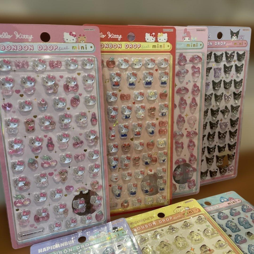 ボンボンドロップシール 7枚セット　サンリオミニ