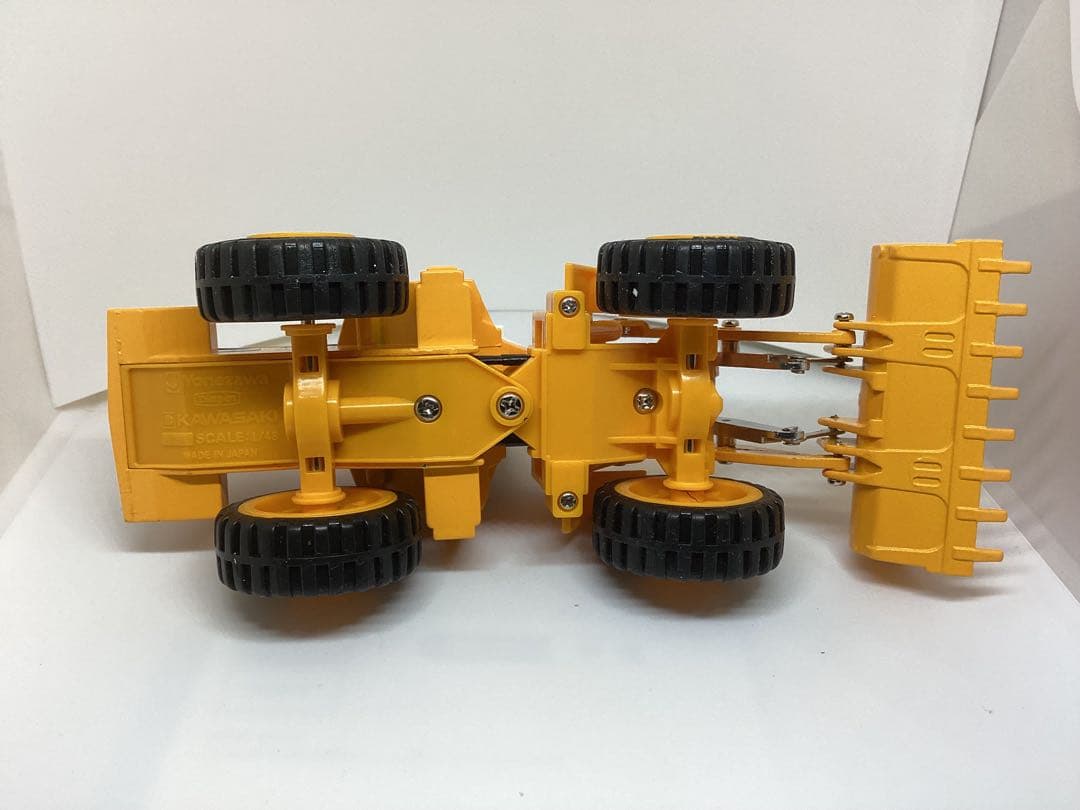 ヨネザワ　ダイヤペットミニカーK-25 川崎ホイールローダ 90Z-III絶版品