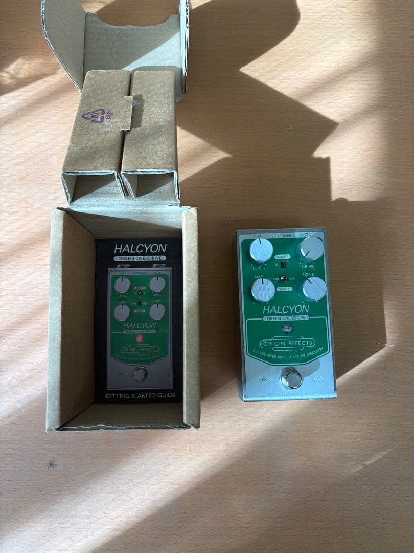 ギター Origin effects halcyon green overdrive