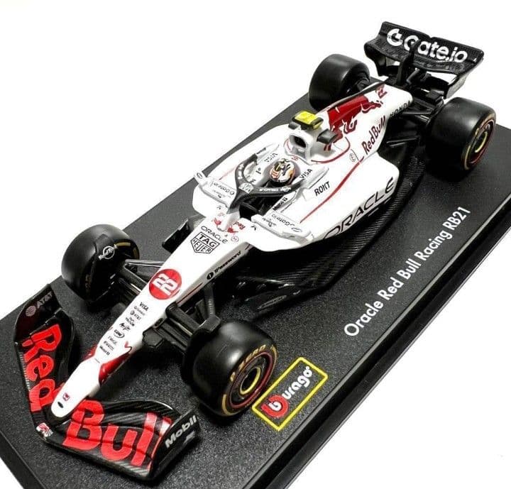 burago1/43クリアケース#22#1RedBull RB21日本GPセット
