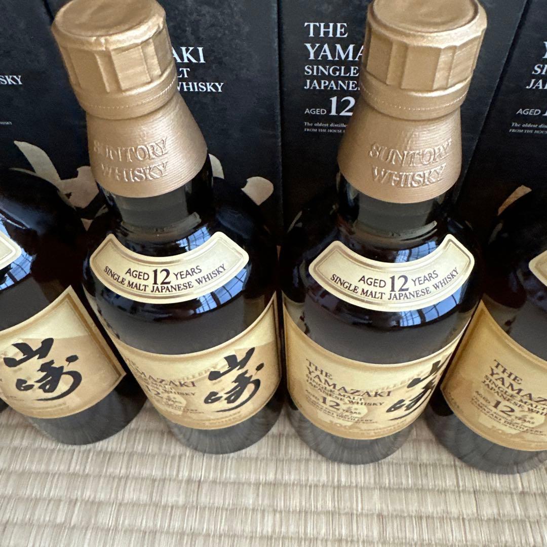 サントリー　ウイスキー　山崎　12年　100周年記念ボトル　化粧箱付き