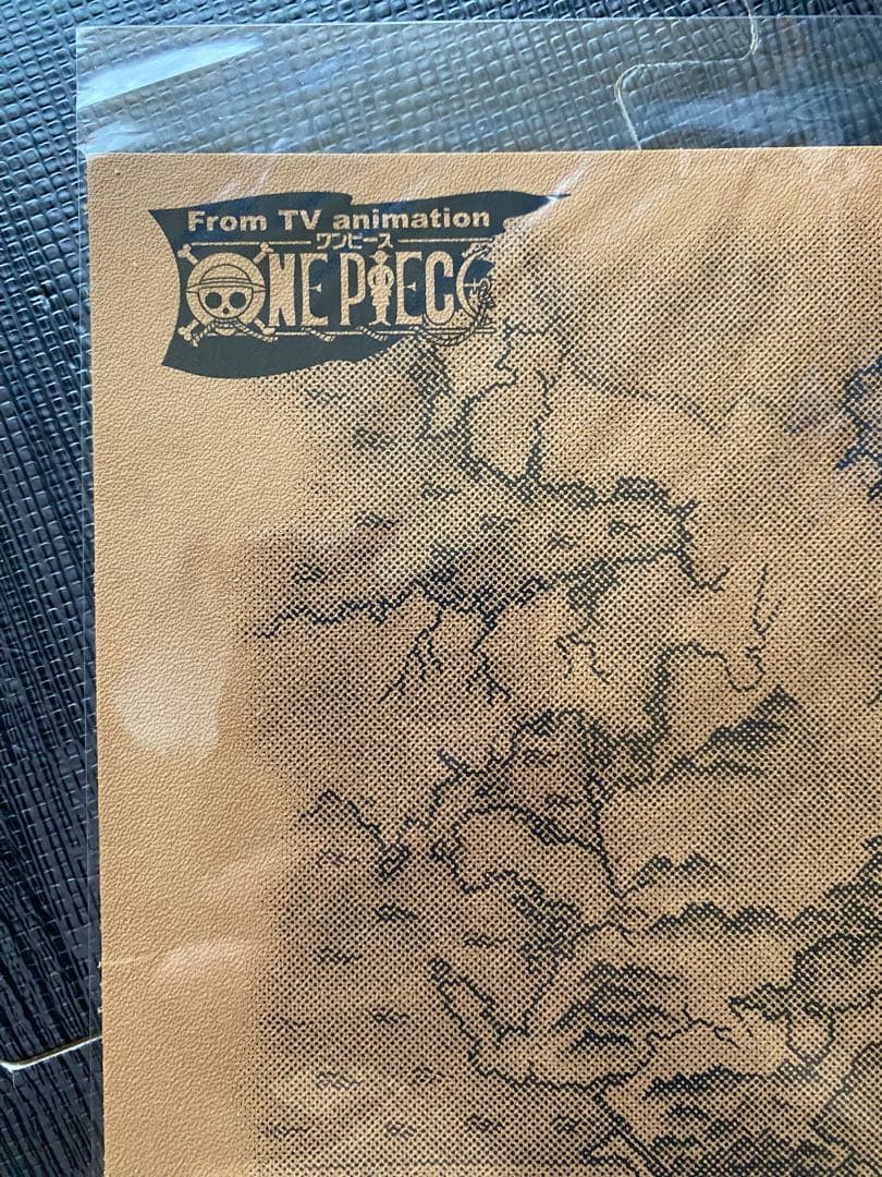 ONE PIECE 海図　非売品　レザー　当選書付　2002年