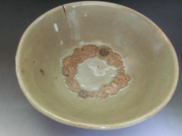 茶碗■李朝 古い茶わん 時代物 お茶道具 窯傷有り 古玩 唐物 中国 骨董品■