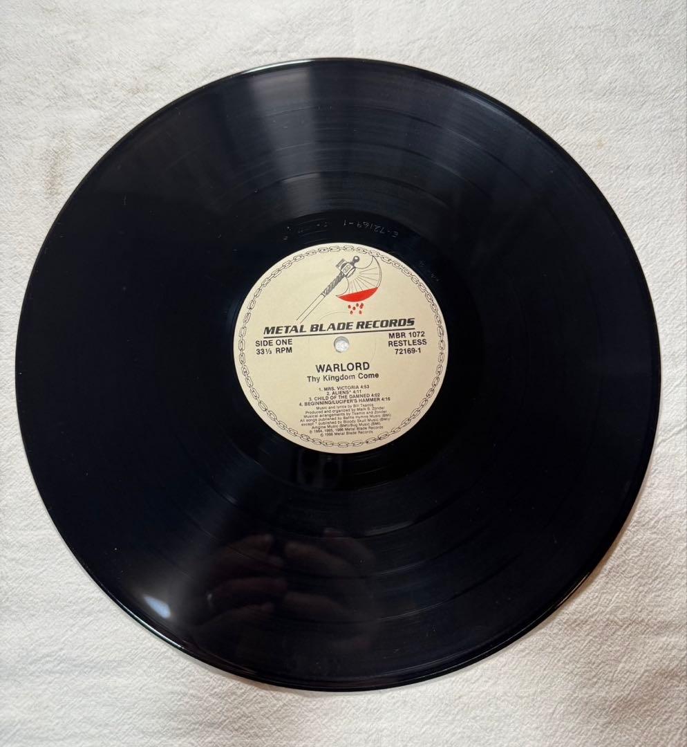 Warlord / Thy Kingdom Come LP US盤