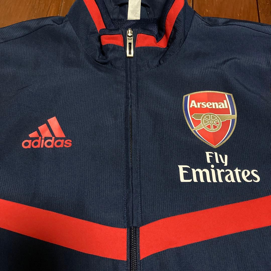adidas アーセナル プレゼンテーショントラックトップ Mサイズ　ネイビー