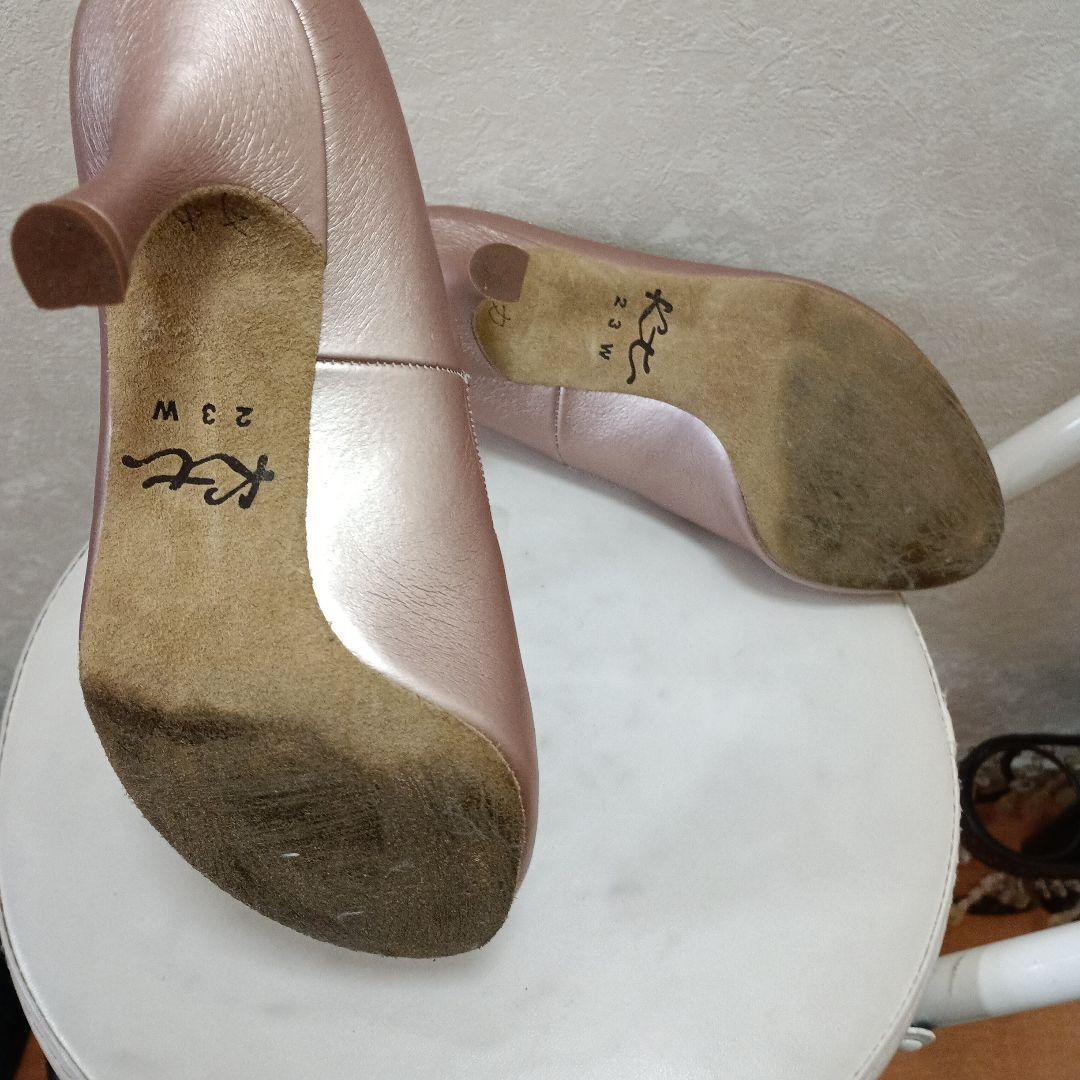 社交ダンスシューズ ピンク 　テント 23cm W