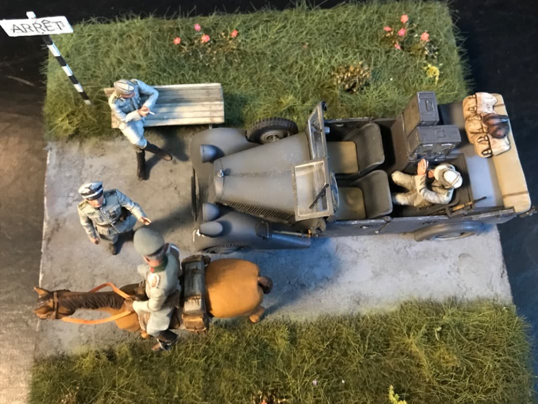 1/35ジオラマ ドイツ軍　第二次世界大戦　完成品Master Box
