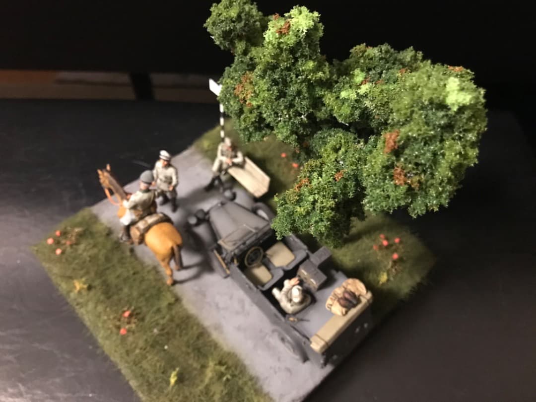 1/35ジオラマ ドイツ軍　第二次世界大戦　完成品Master Box