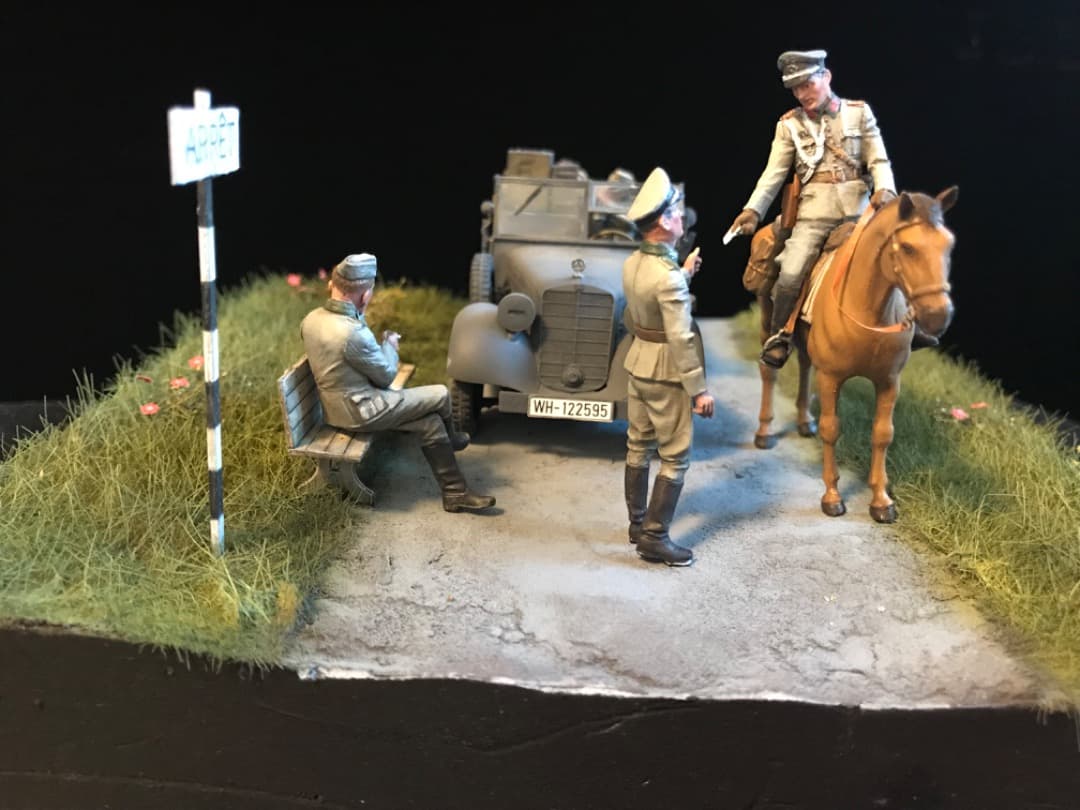 1/35ジオラマ ドイツ軍　第二次世界大戦　完成品Master Box