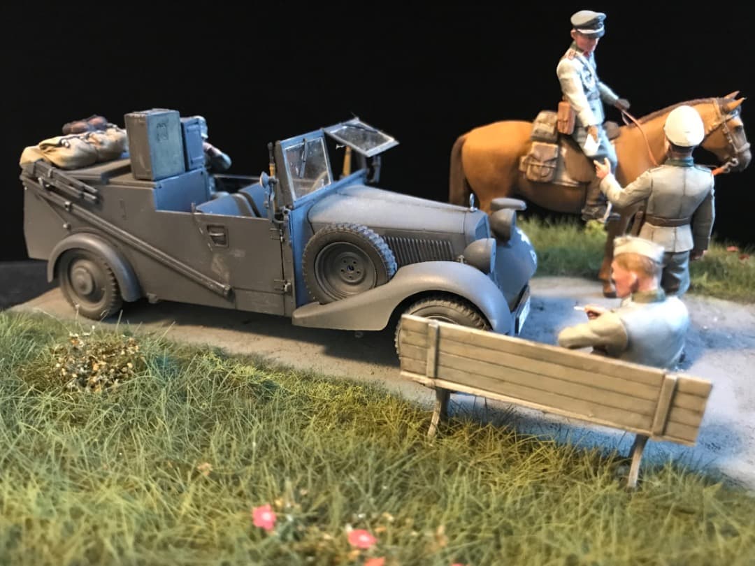 1/35ジオラマ ドイツ軍　第二次世界大戦　完成品Master Box