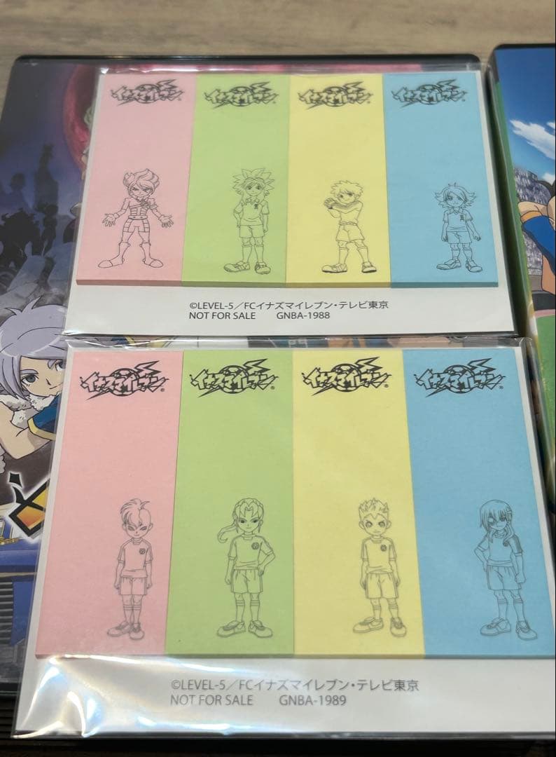 新品 未聴盤 イナズマイレブン DVD セット BOX2&3 新品付箋付き