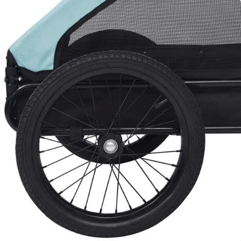 自転車用ペットトレーラー ブルー＆ブラック