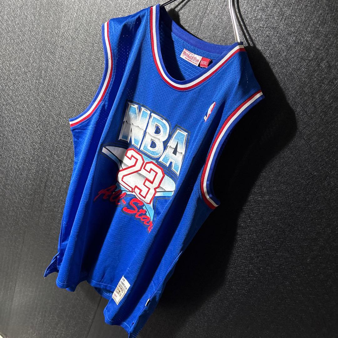 【マイケルジョーダン】NBA オールスター バスケ ゲームシャツ 23番 2XL
