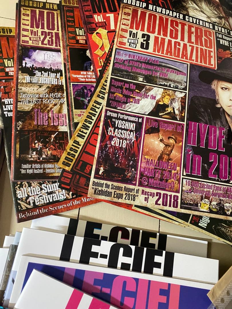 【初期レア】 L'Arc~en~Ciel VAMPS HYDE会報誌など 大量