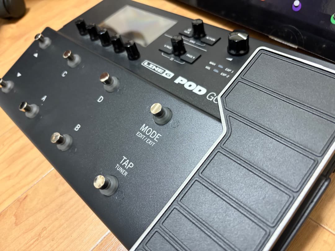 【美品】LINE6 POD GO 自宅使用のみ マルチエフェクター 箱付