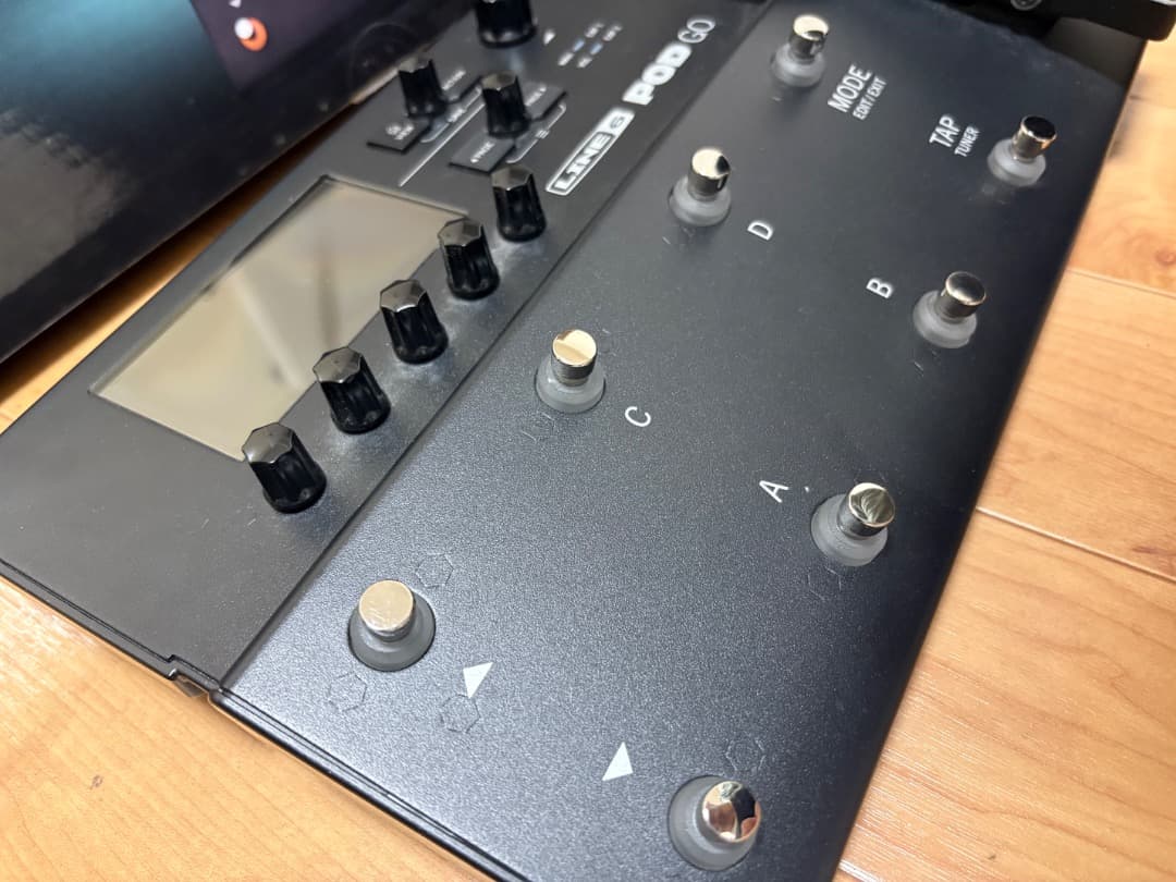 【美品】LINE6 POD GO 自宅使用のみ マルチエフェクター 箱付