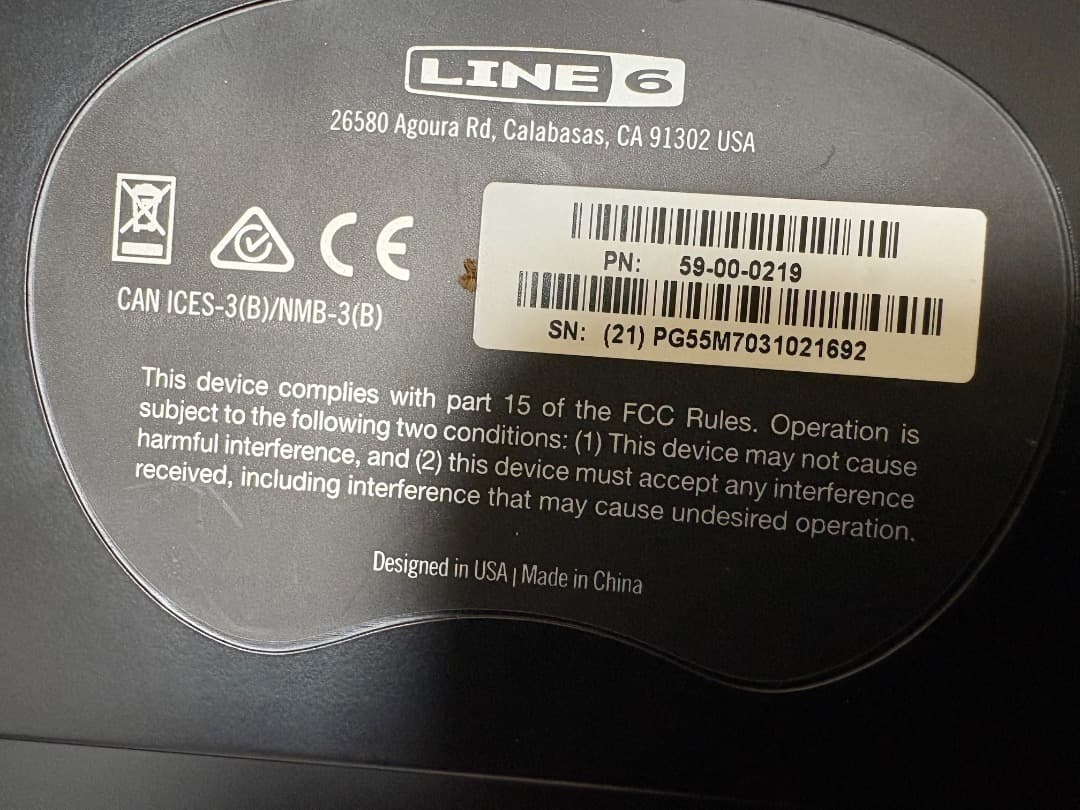 【美品】LINE6 POD GO 自宅使用のみ マルチエフェクター 箱付