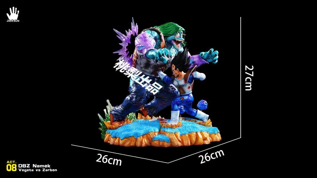 新品未開封『ドラコンボール』 　ベジータ＊ザーボン　 ガレージキット スタチュー