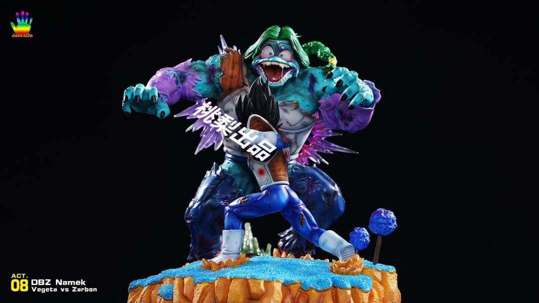 新品未開封『ドラコンボール』 　ベジータ＊ザーボン　 ガレージキット スタチュー