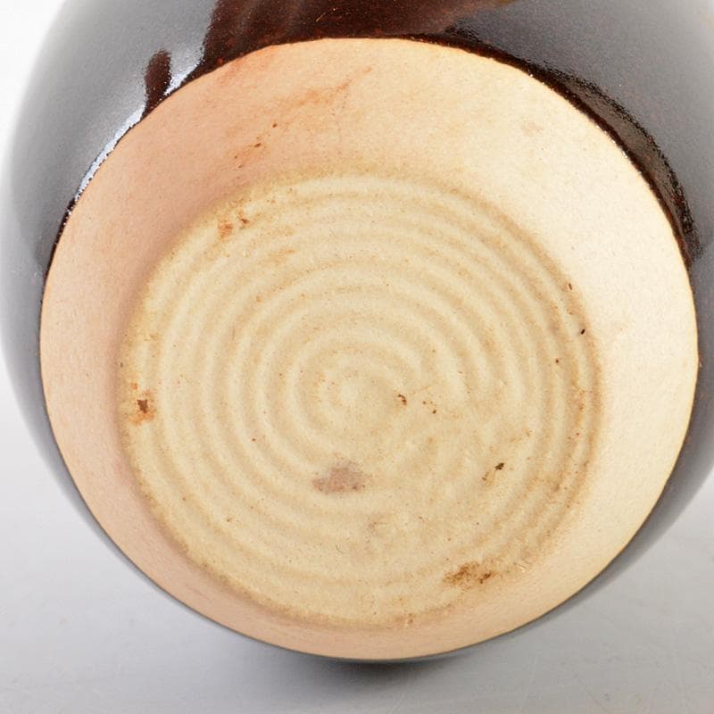 茶道具　玉領作　茶入　仕覆付　共箱　V　5723