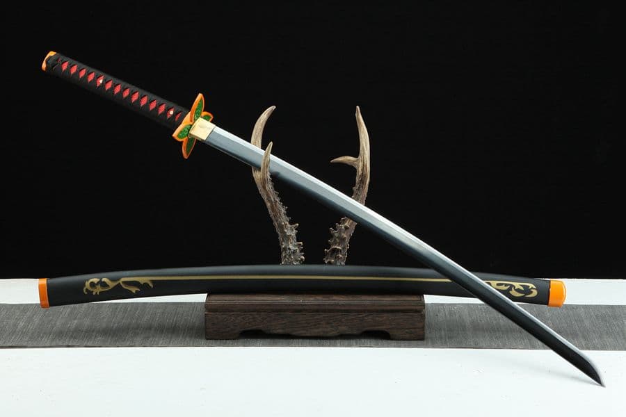 鬼滅の刃-蝶の刃 武具　刀装具　日本刀　模造刀　居合刀 日輪刀 武蔵 鑑賞用