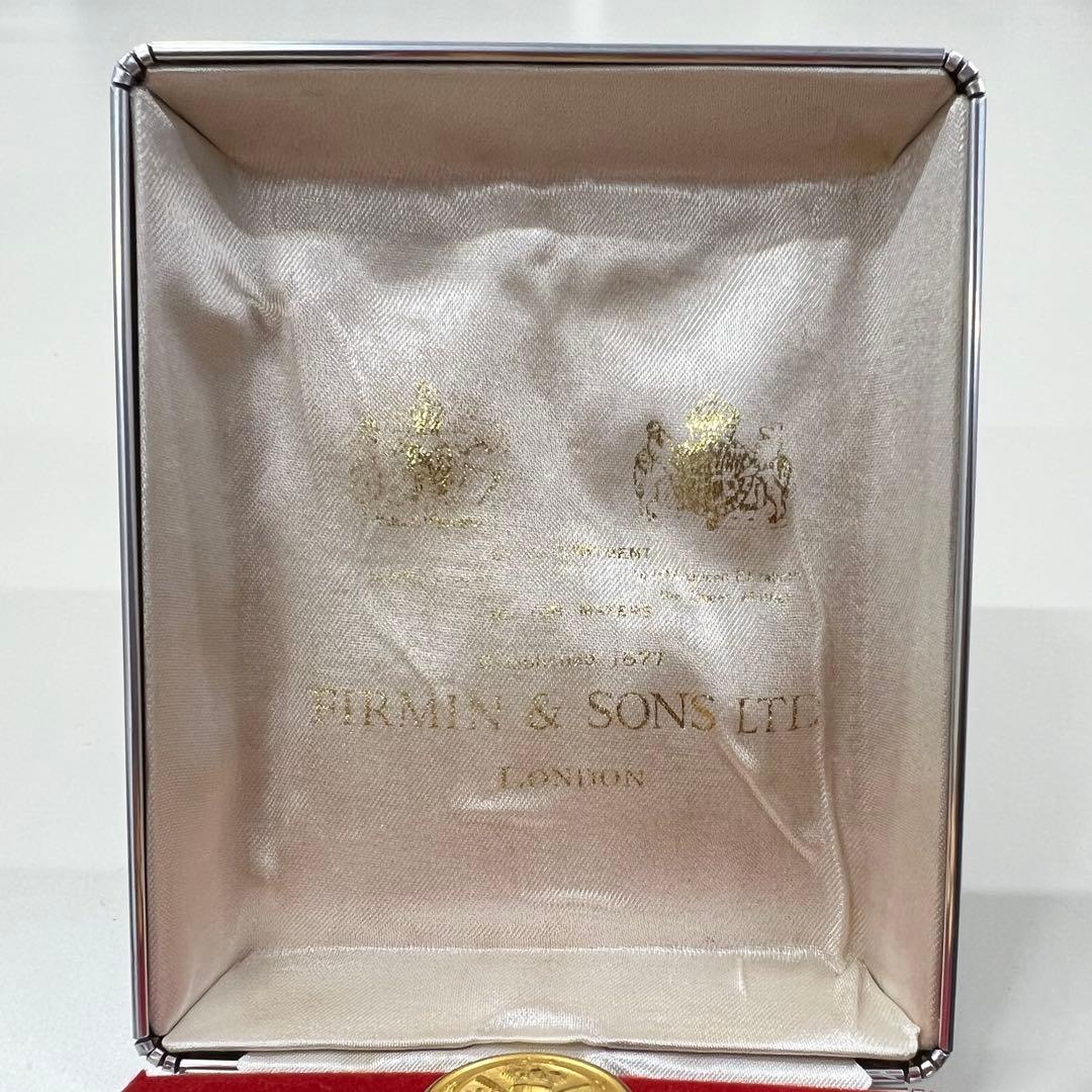 英国 Firmin & Sons 金属ボタンセット ケース付 ロンドン