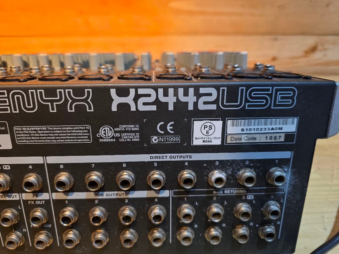 配信機器・PA機器・レコーディング機器 Behringer XENYX X2442USB