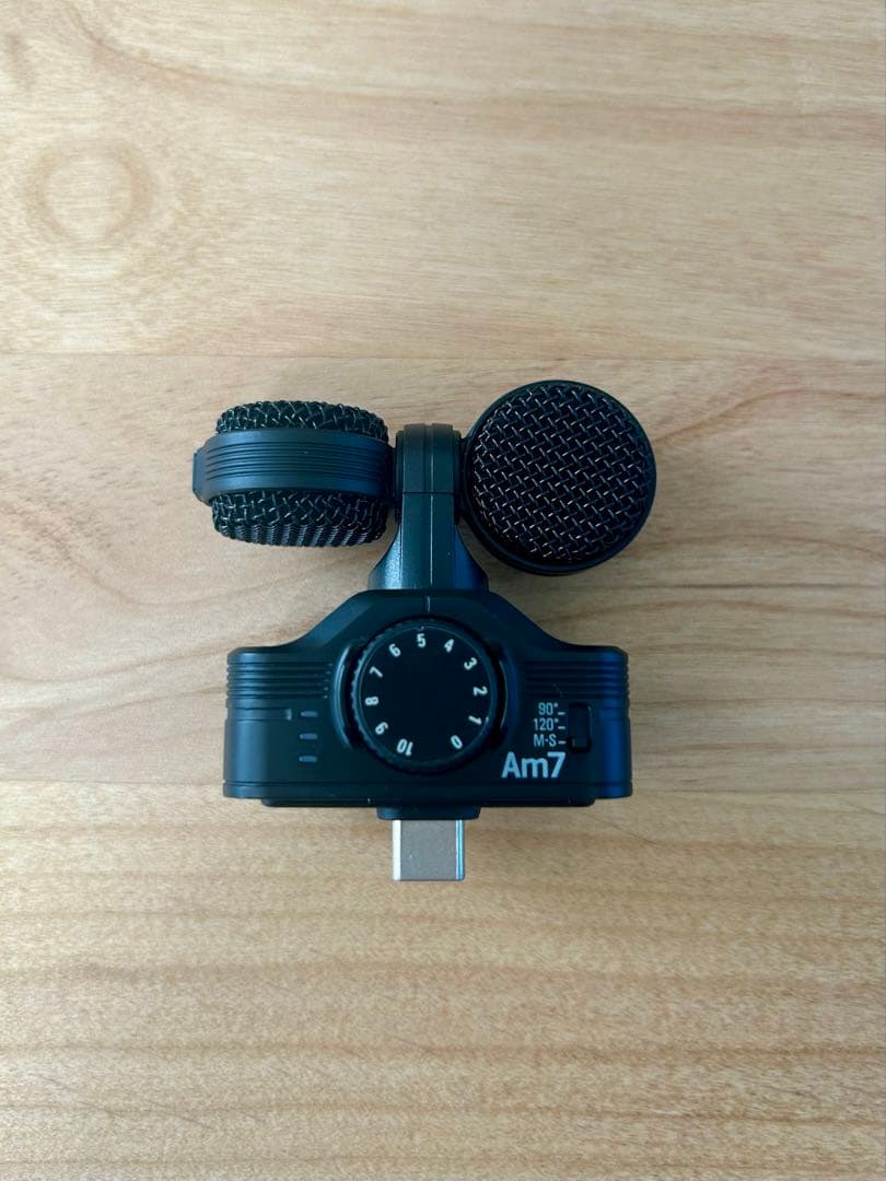 ZOOM Am7 Androidデバイス用Mid-Sideステレオマイク