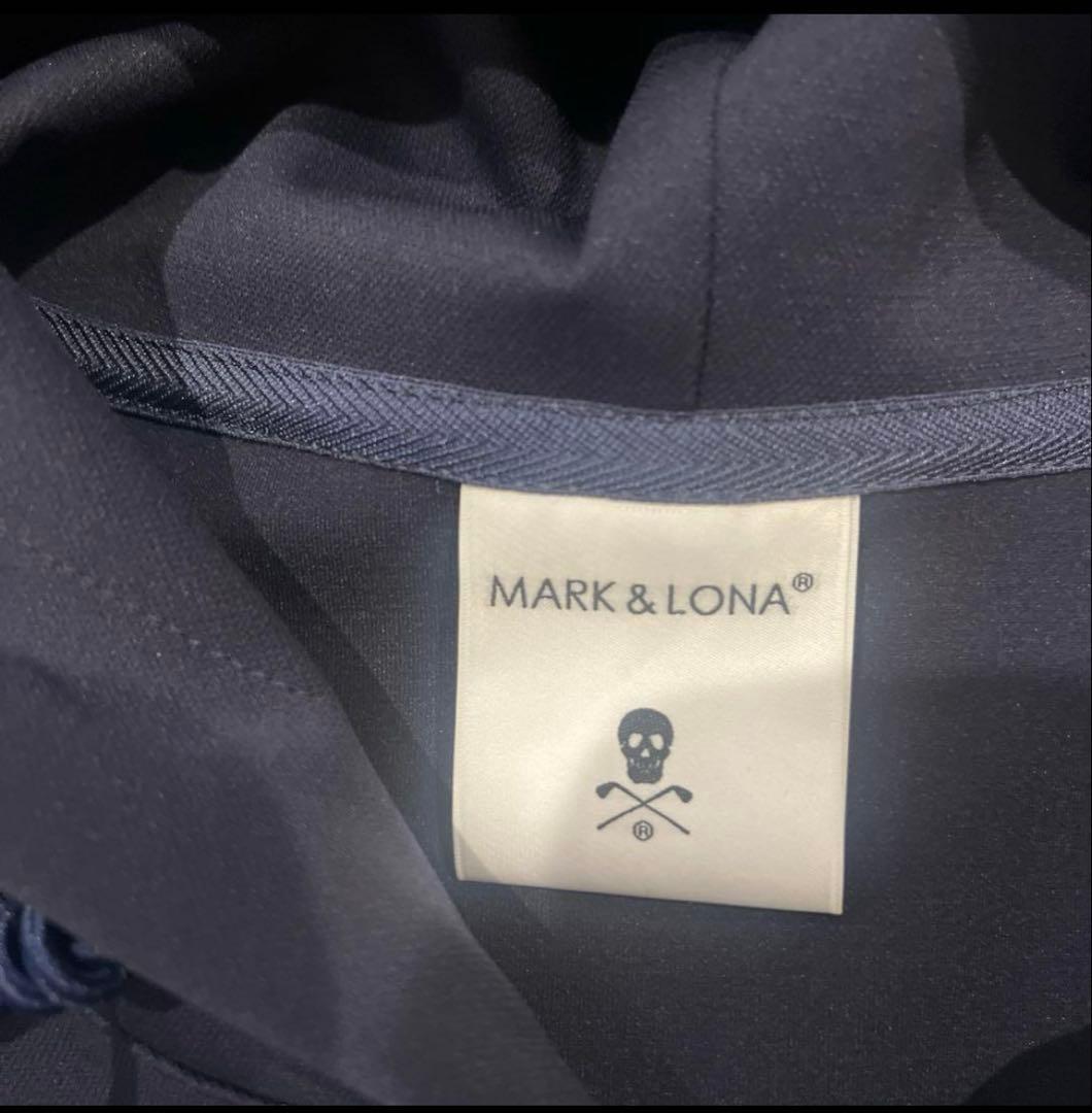 【美品】MARK & LONA フルジップフーディ ネイビー