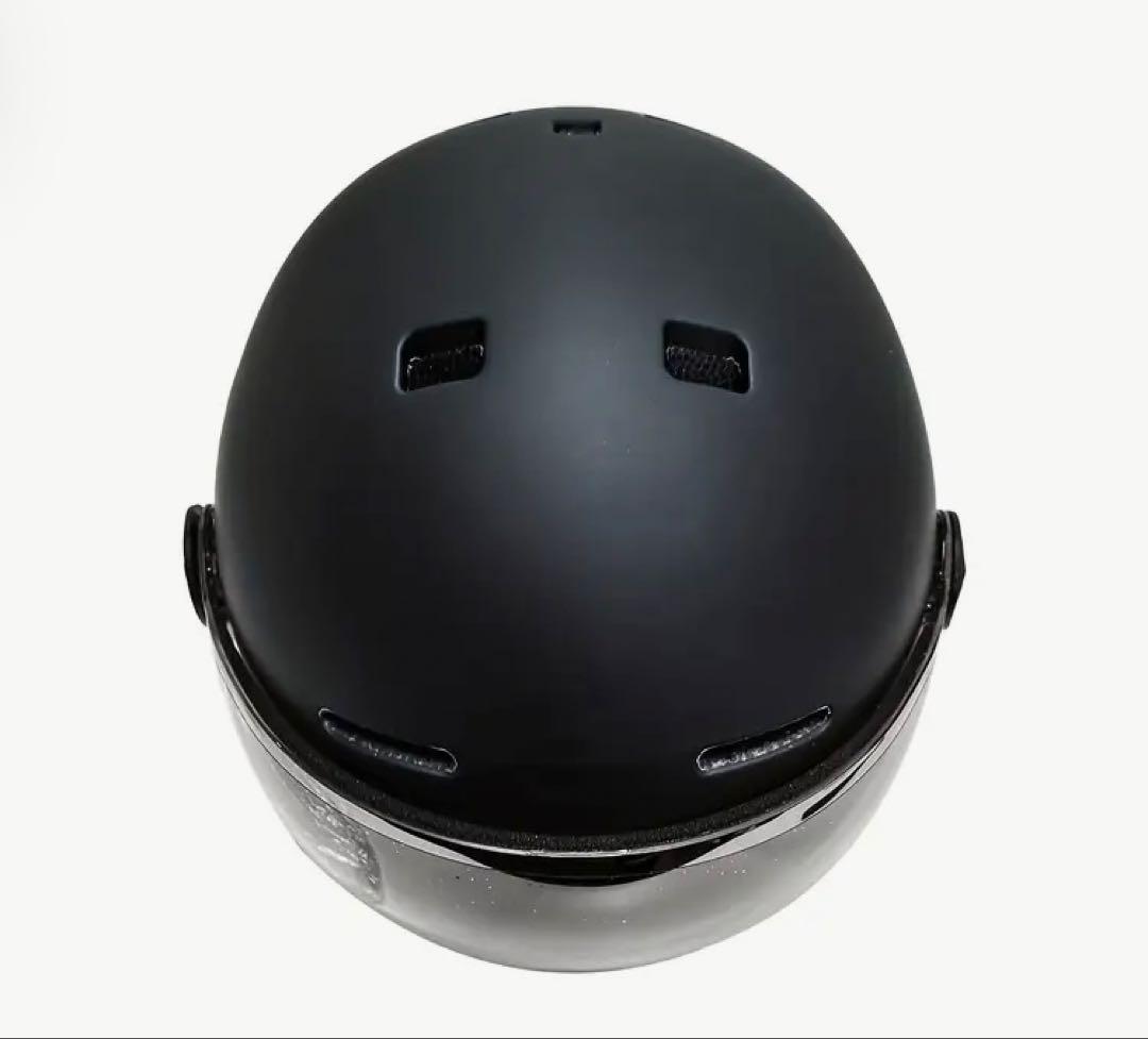 MOON スキー　スノーボード　ヘルメット ブラック XL ゴーグル付き